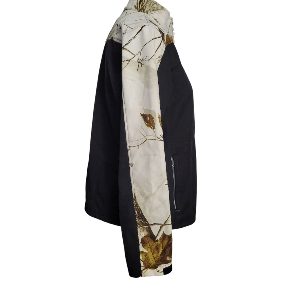 Bushmaster Womens Black And Camouflage Real Tree Full Zip Jacket Size-Medium - Picture 6 of 9